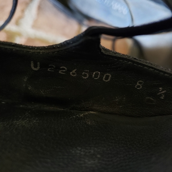 Stuart Weitzman Black Ankle Tie Heels - Picture 8 of 9